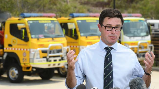 Minister for Emergency Management David Littleproud says the Queensland Government has been confusing and playing games. Picture: Rob Williams