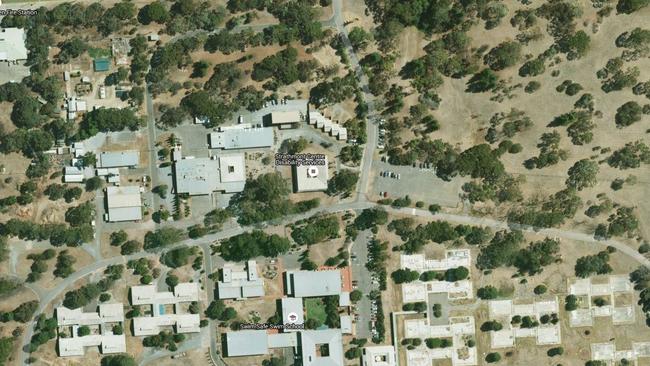 An aerial view of the closed Strathmont Centre at Oakden. Picture: Google Maps