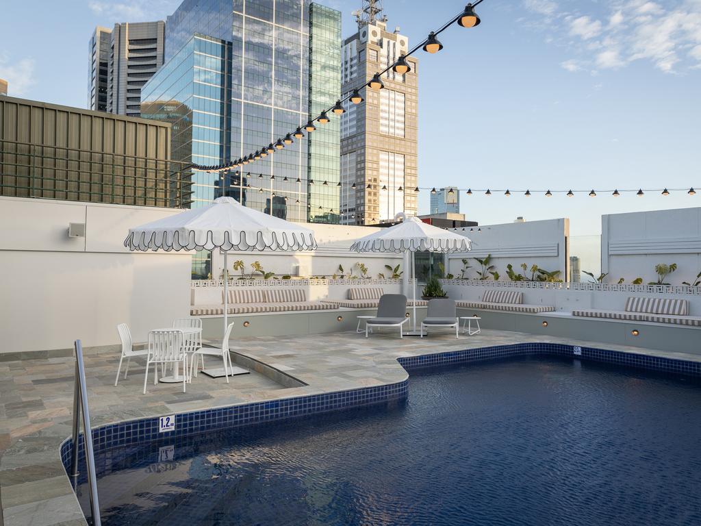 The all-new rooftop pool.