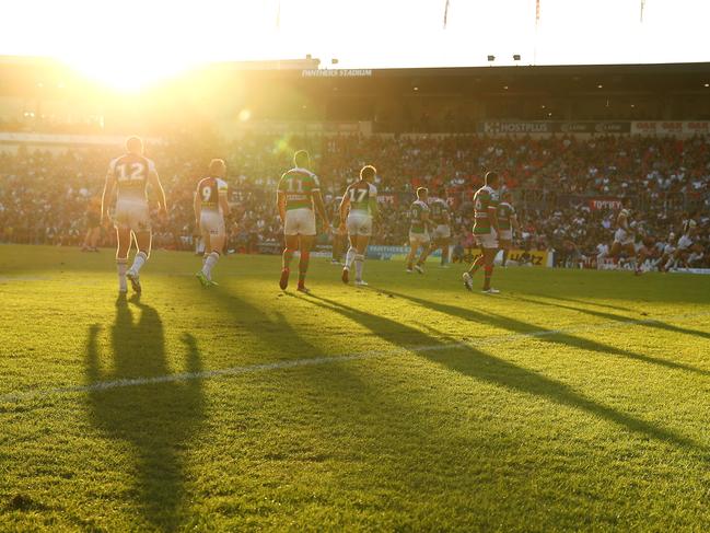 SYDNEY, AUSTRALIA - MARCH 17:  A general view is seen during the round two NRL match between the Penrith Panthers and the South Sydney Rabbitohs at Penrith Stadium on March 17, 2018 in Sydney, Australia.  (Photo by Mark Kolbe/Getty Images)