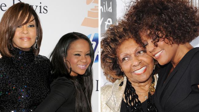 Whitney Houston, her mother and daughter.