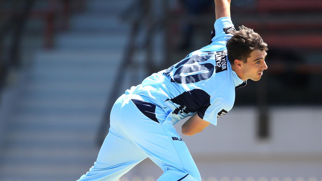 Australian captain Pat Cummins in his NSW one-day kit has been a rare sight in recent years. Picture. Phil Hillyard