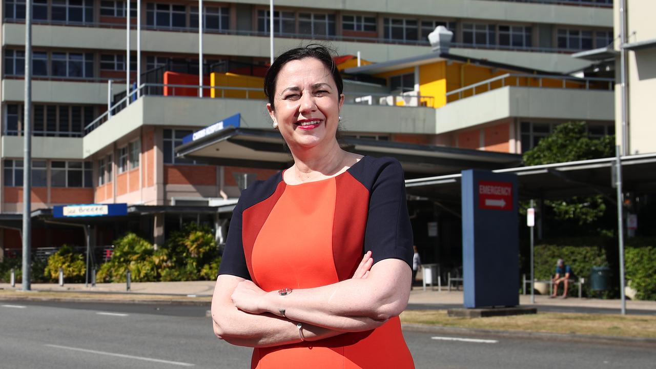 Queensland Premier Annastacia Palaszczuk is standing firm on the border closure. Picture: Brendan Radke