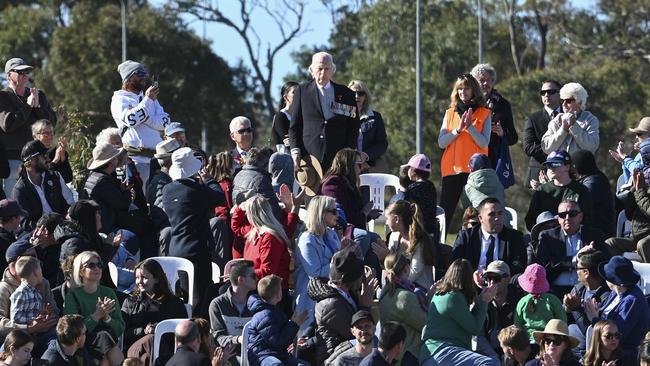 NZAC Day Veterans' March at the Australian War Memorial Canberra. Picture: NCA NewsWire / Martin Ollman