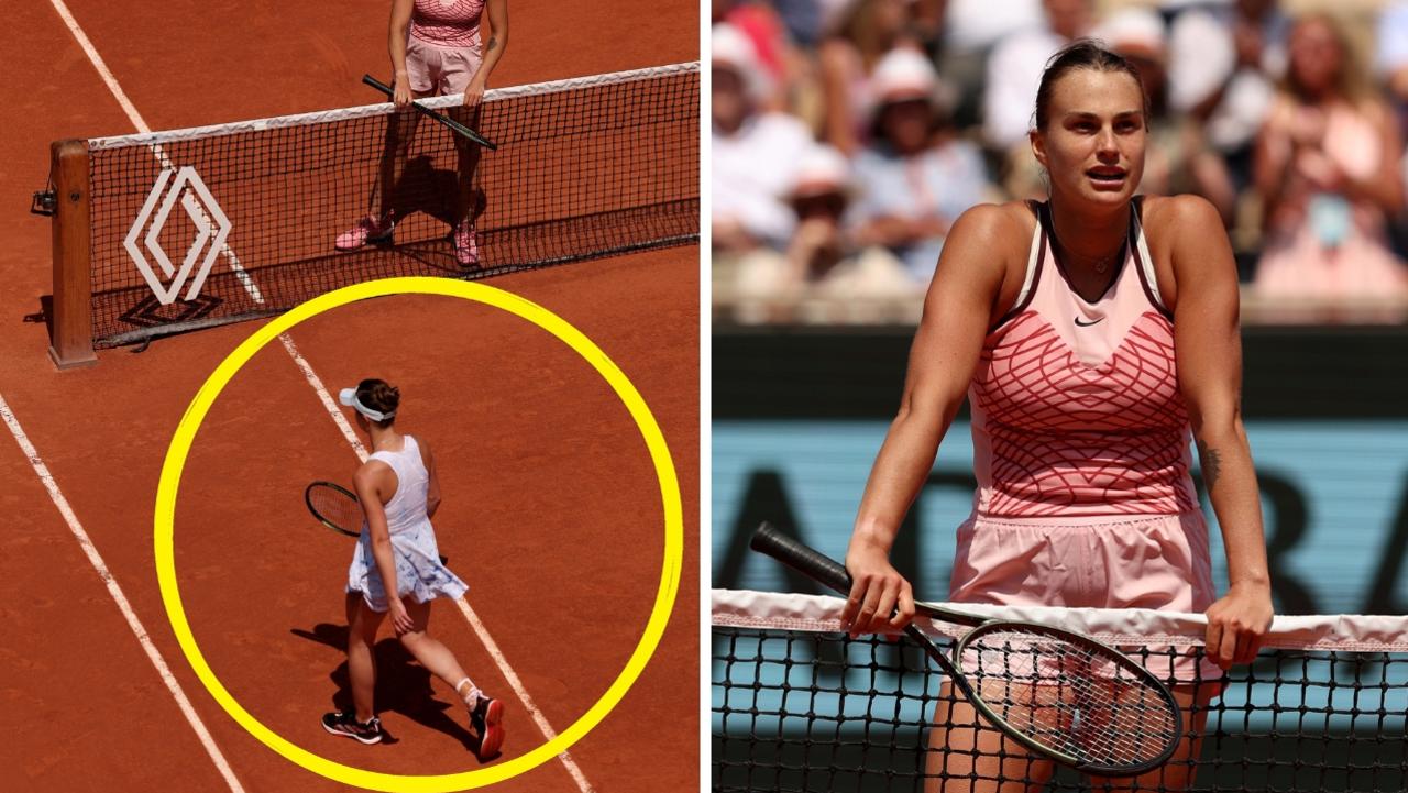 French Open: Aryna Sabalenka Handshake Storm After Elina Svitolina Win ...