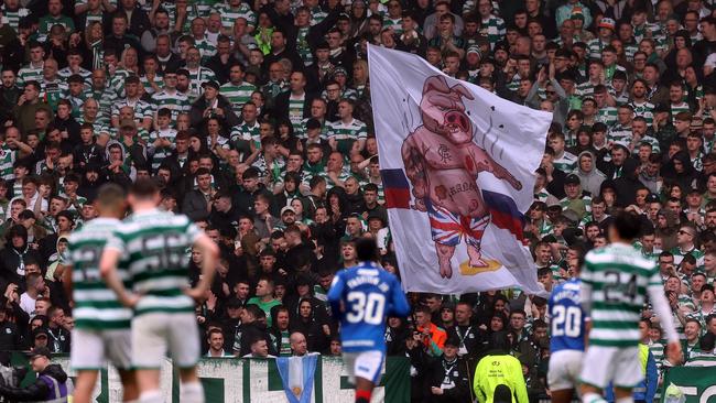 Celtic fans won’t back down. Photo by Ian MacNicol/Getty Images