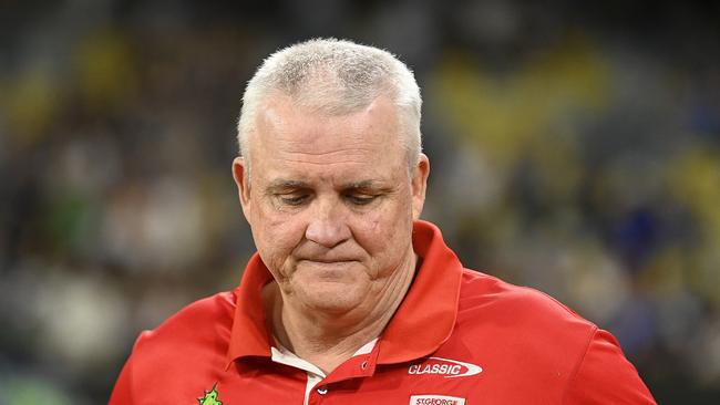 Anthony Griffin has been punted by the Dragons after a disappointing start to 2023. Picture: Getty