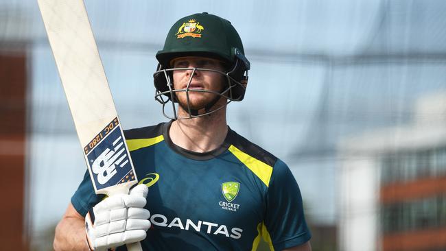 Steve Smith is in doubt for the third and deciding ODI against England. Picture: Getty Images