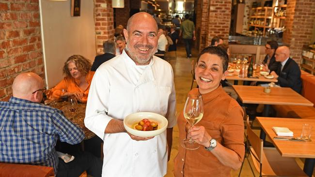 David Swain and Sharon Romeo at Fino Vino. Picture: Tom Huntley