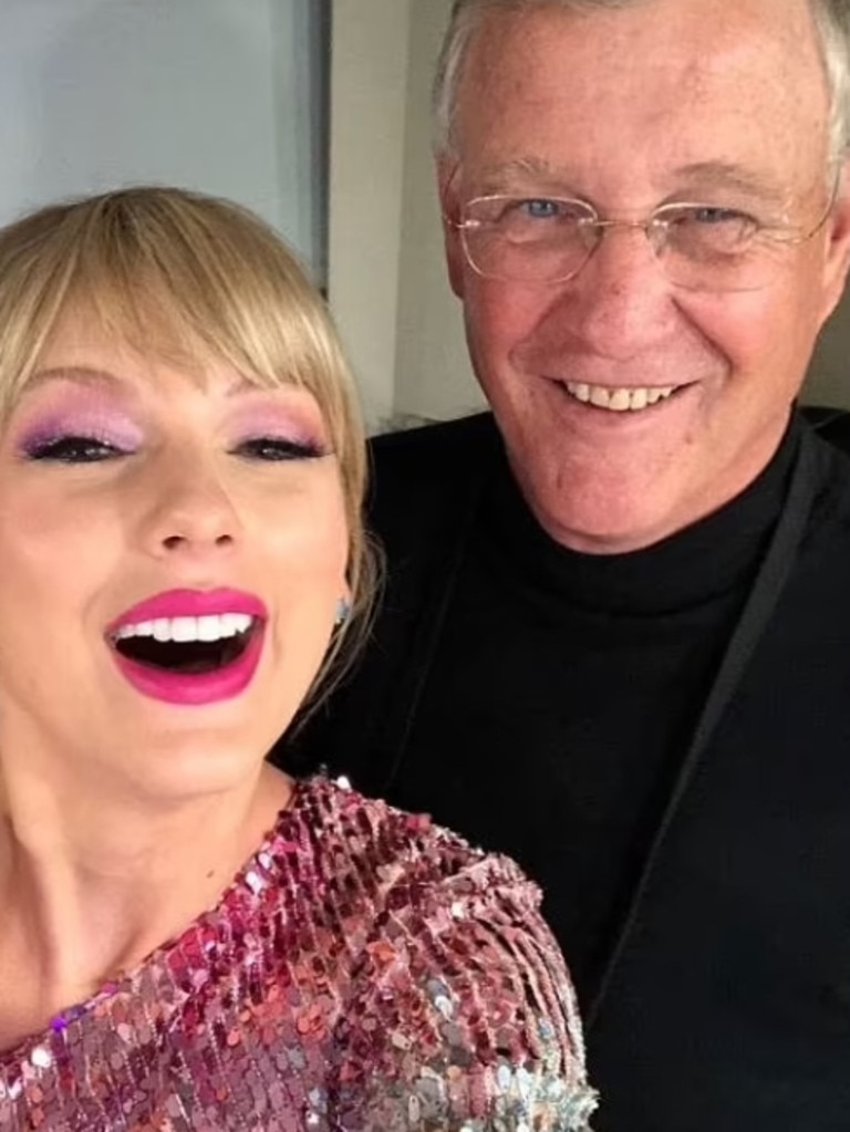 Taylor Swift and her father Scott Swift have travelled the world together. Picture: Supplied