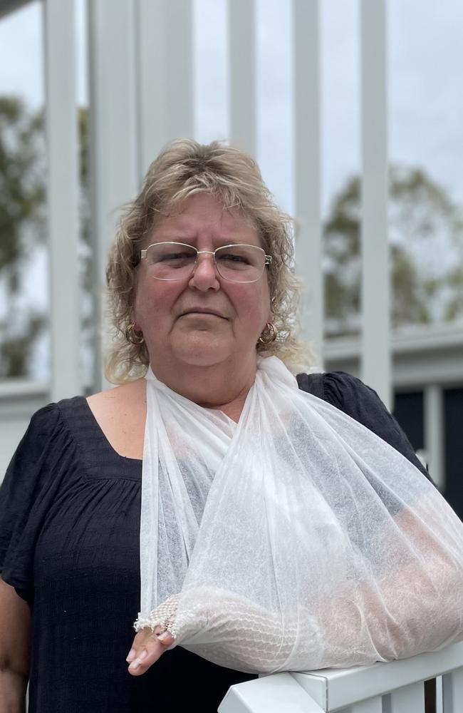 Salvation Army volunteer and mum Tracy Mills has opened up on how she landed in the midst of a nightmare in which she feared she would lose her hand or, even her own life, at Gympie on Friday, January 31, 2025.