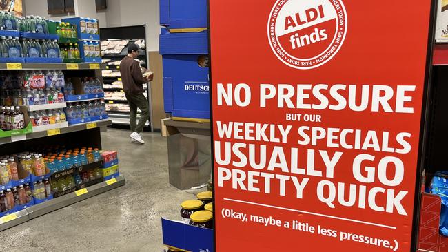 That irreverent use of language is similar to Australian Aldis. Picture: Benedict Brook/news.com.au