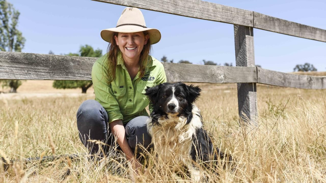 Always learning: Beef farmer Bridget Doyle, from Upper Lurg, is the recipient of a Victorian Government Upskill and Invest Young Farmers Scholarship. Picture: Dannika Bonser