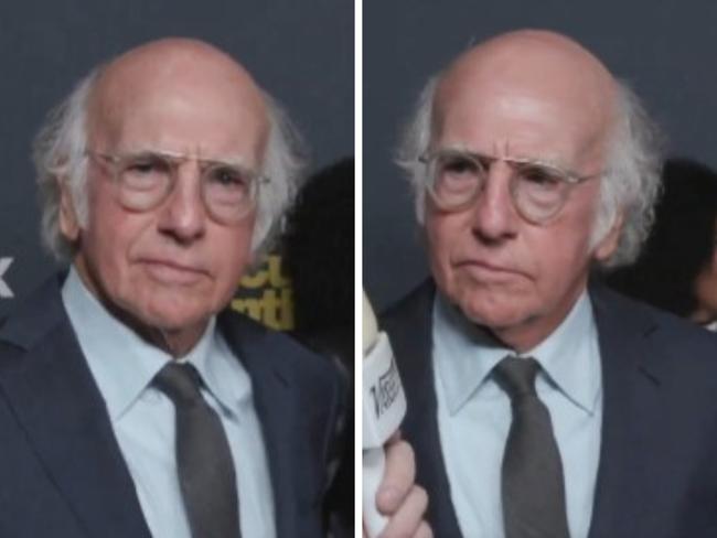 Larry David at the Curb Your Enthusiasm premiere.