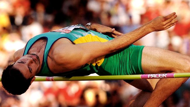 Scott Ferrier competing at the Commonwealth Games in 2002. Picture: AAP Image/Dean Lewins.