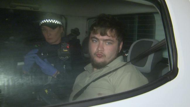 Austin Smith was arrested at the scene and charged with murder. Picture: 9News Adelaide