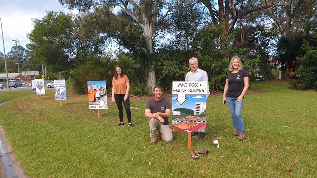 Six community groups oppose the Coolum West development.