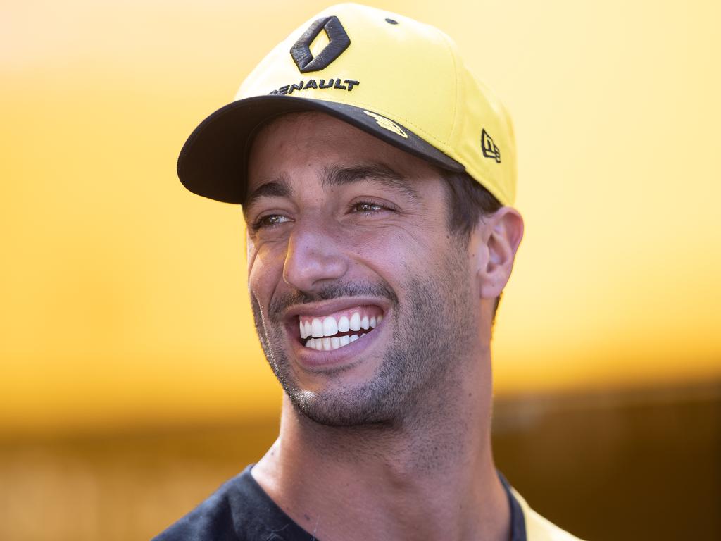 Just look at his face — Daniel Ricciardo is happy at Renault.