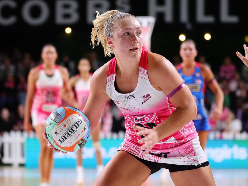 Georgie Horjus was a big out for the Thunderbirds. Picture: Getty Images