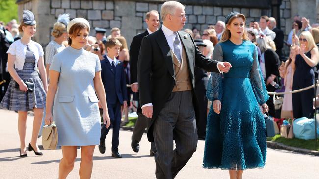 Princess Eugenie and Princess Beatrice. Picture: Getty