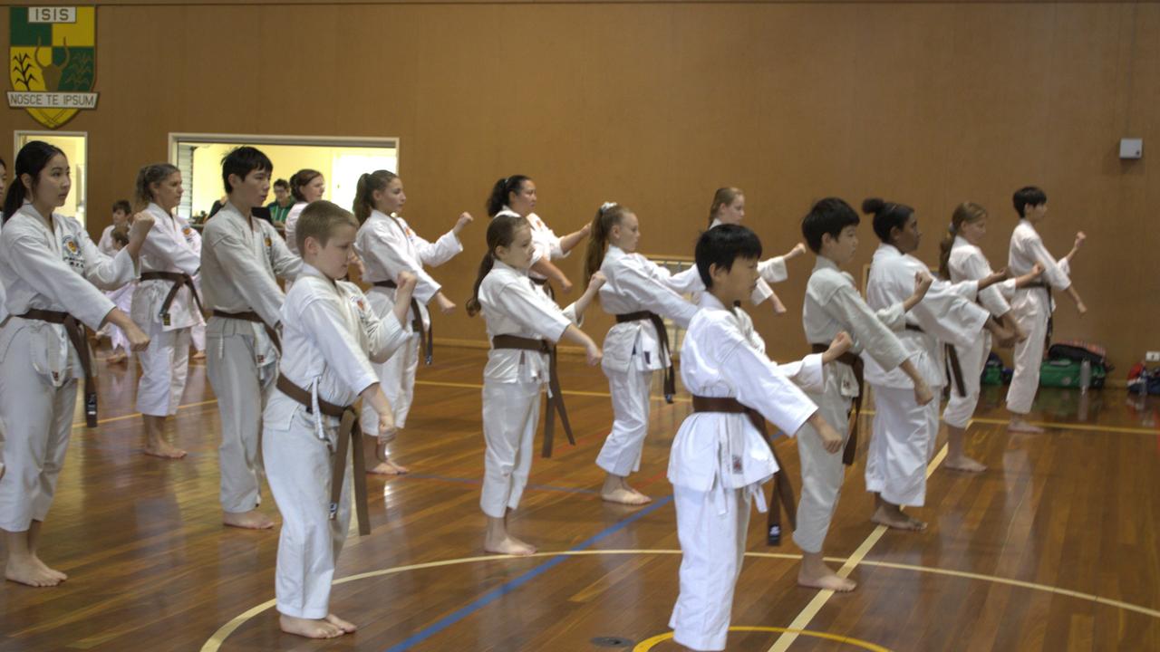 Karate students came together for learning on Thursday.