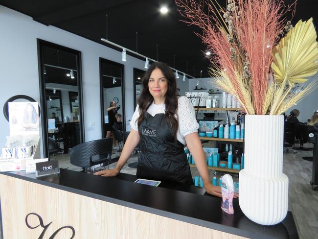 Halo Hair and Beauty Salon owner Rachel Hannah is uncertain of the future of her business and her eight staff after the Federal Government announced all non-essential businesses must close.