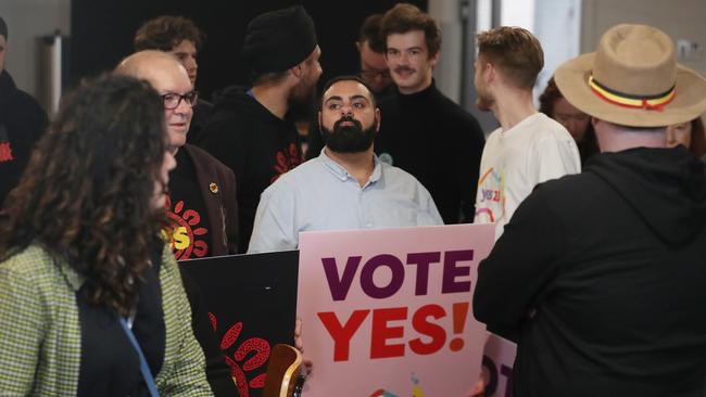 The Australian Electoral Commission revealed the gap between the amount spent on campaigning for both sides of the Voice referendum. Picture: NewsWire / David Crosling