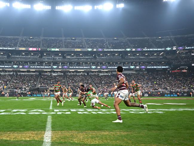 Sea Eagles v Rabbitohs at Allegiant Stadium. Picture: NRL Photos