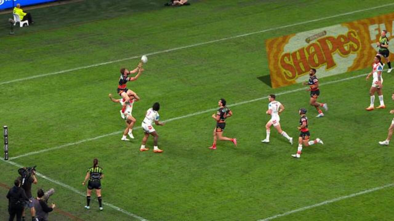 Bostock goes airborne for a SCREAMER!