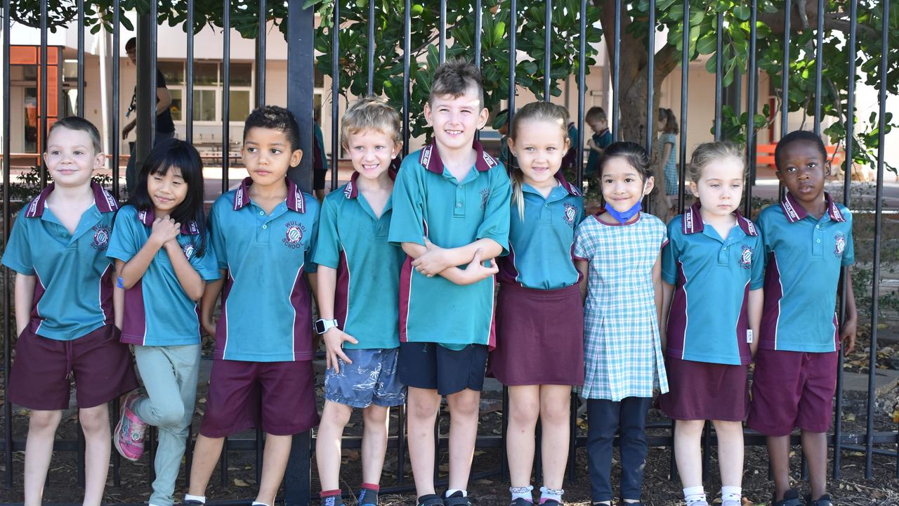 WULAGI PRIMARY SCHOOL T-1 DCU (L-R): Noah Archer; Gwyneth Garrucho; Antonio Sperti; Archie Goossen; Jasper McKenzie; Skylar Woolley; Emma Parker-Huck; Luna Manley; Isaac Williams. Picture: Sujan Khadka