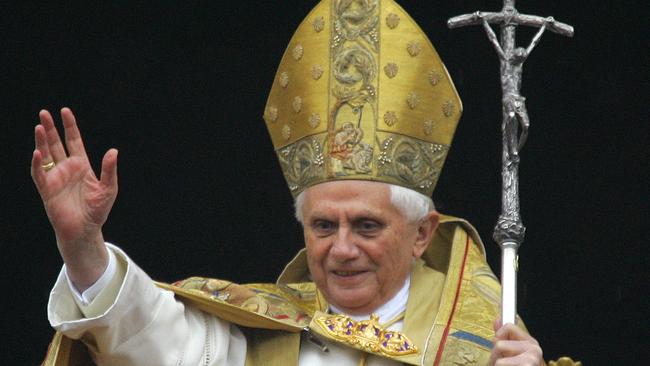 Benedict the first pope to retire in 600 years. Picture: Vincenzo Pinto