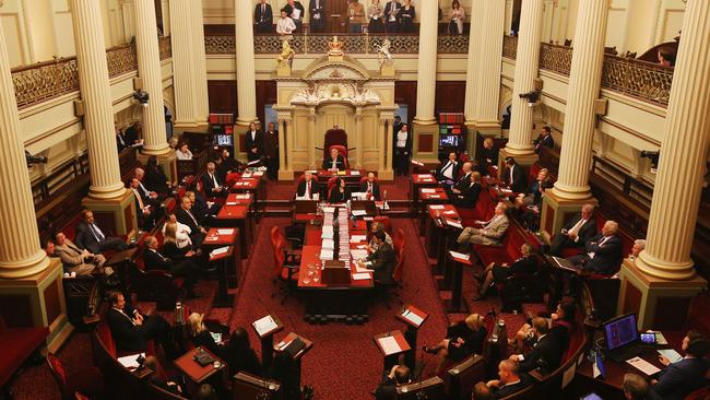 Victorian MPs vote in November 2017 on the historic Voluntary Assisted Dying laws.