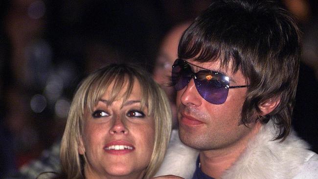 Liam Gallagher with former wife Nicole Appleton.