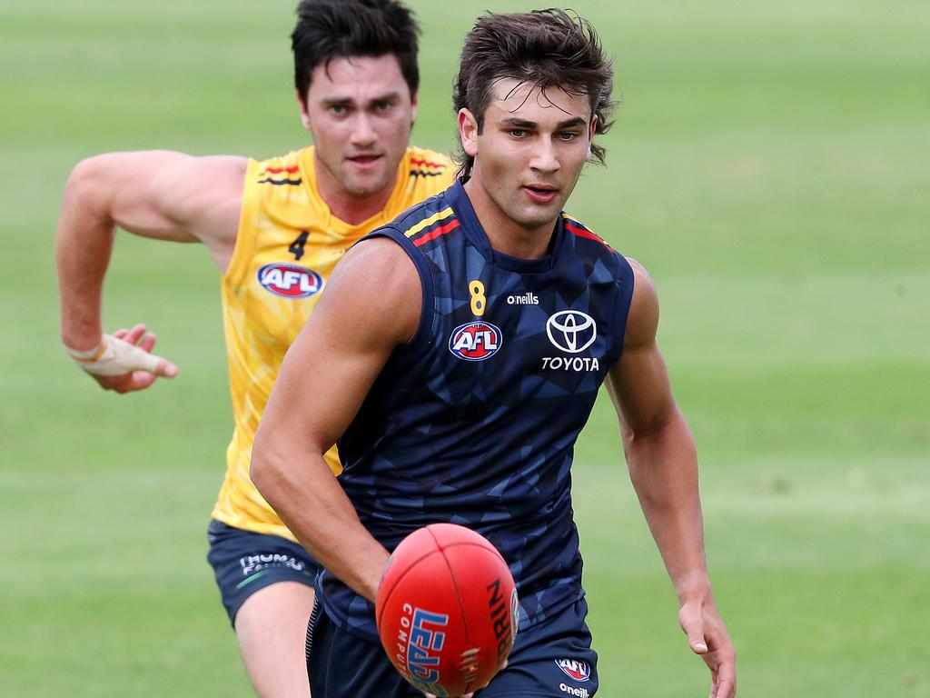 Josh Rachele is primed to make his AFL debut in Round 1. Picture: Sarah Reed