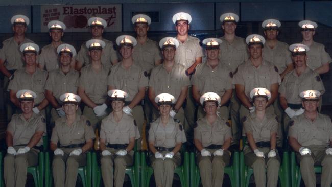 Michael Murphy graduating with Northern Territory Police Force Recruit Constable Squad 62 graduating in December 1997.