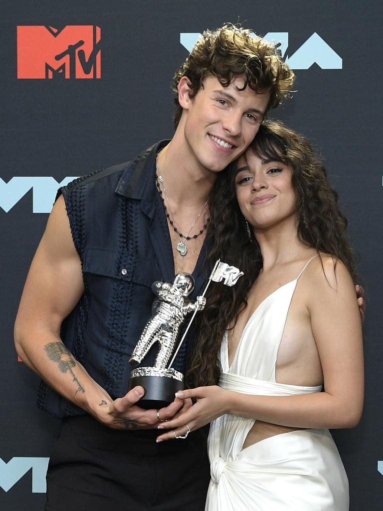 She had a high-profile relationship with fellow singer, Shawn Mendes. Picture: Roy Rochlin/Getty Images for MTV
