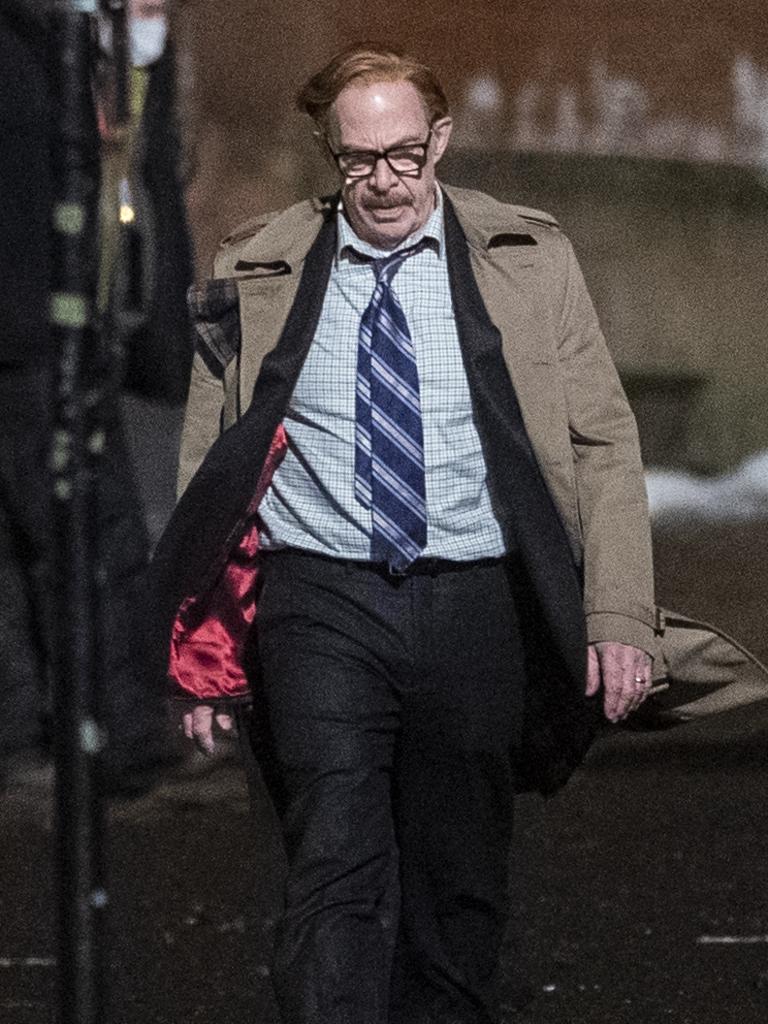 Actor JK Simmons on set. Picture: Jordan Crosby / MEGA