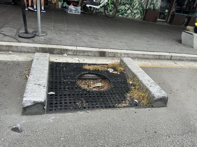 Two concrete blocks on Coogee Bay Road have sparked outrage among locals who are demanding they be removed