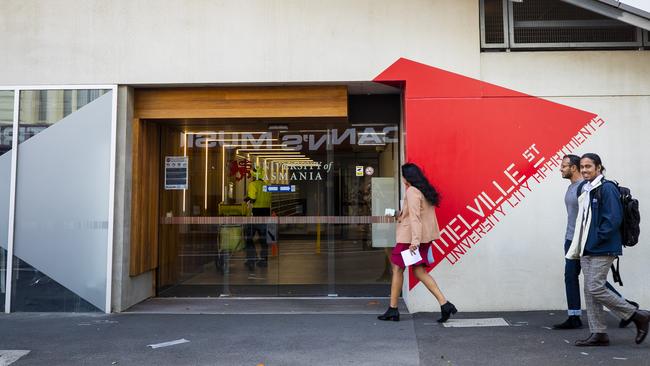 University of Tasmania. Picture: Richard Jupe