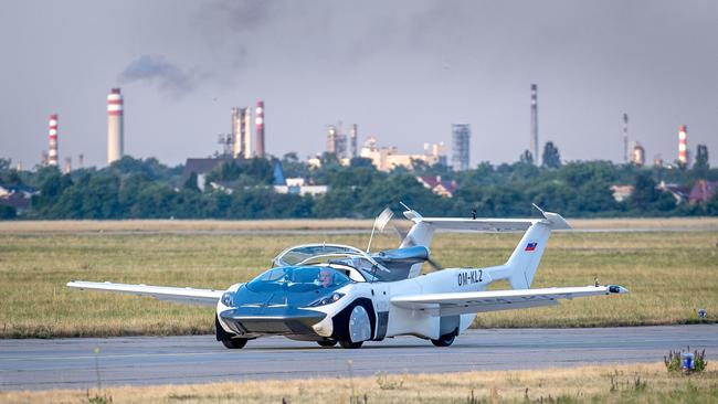 The AirCar can transport two people and fly at 118mph and reach an altitude of 8,000ft. Picture:SWNS