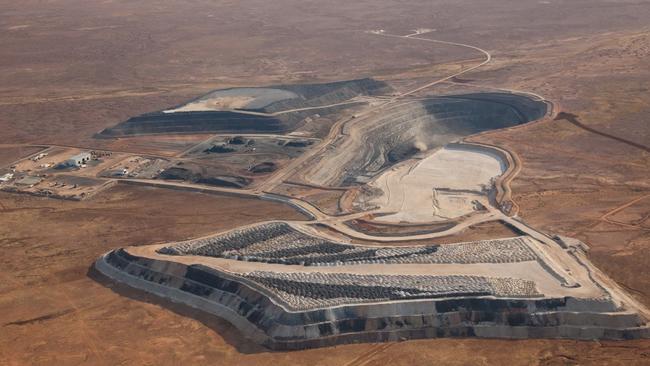 Cu-River Mining's Cairn Hill iron ore mine 55km southeast of Coober Pedy.