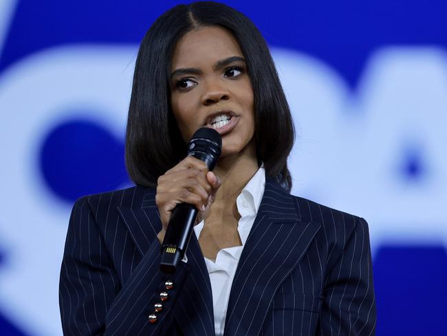 ORLANDO, FLORIDA - FEBRUARY 25: Candace Owens speaks during the Conservative Political Action Conference (CPAC) at The Rosen Shingle Creek on February 25, 2022 in Orlando, Florida. CPAC, which began in 1974, is an annual political conference attended by conservative activists and elected officials.   Joe Raedle/Getty Images/AFP == FOR NEWSPAPERS, INTERNET, TELCOS & TELEVISION USE ONLY ==