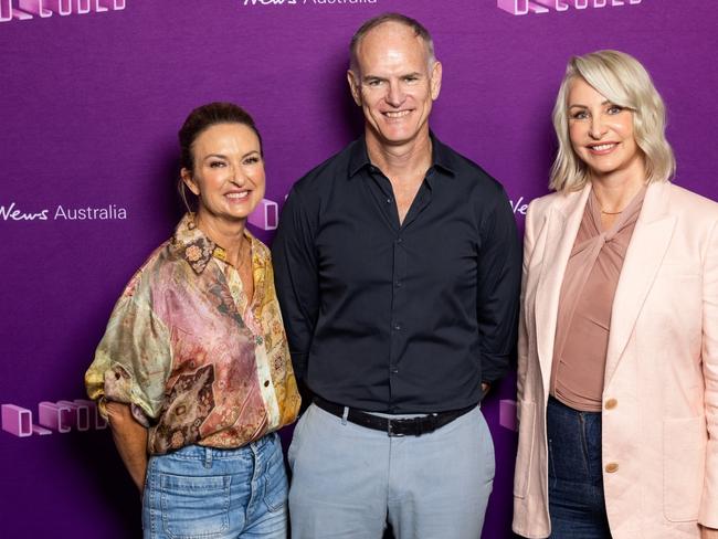 News Corp's Pippa Leary, Michael Miller and Lou Barrett at Sydney D_Coded eventSource: News Corp Australia