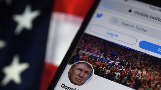 Divisive and damaging accounts have been suspended, including those of former US president Donald Trump. Picture: Olivier Douliery/AFP