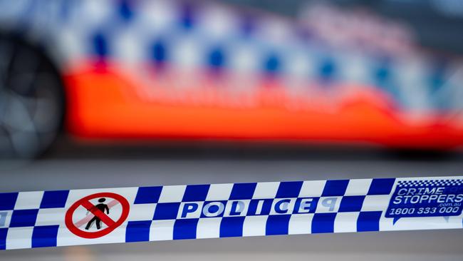 A motorcyclist has died of his injuries after colliding with a telegraph pole in Strathfield during a high speed chase with police.Picture: Tom Parrish