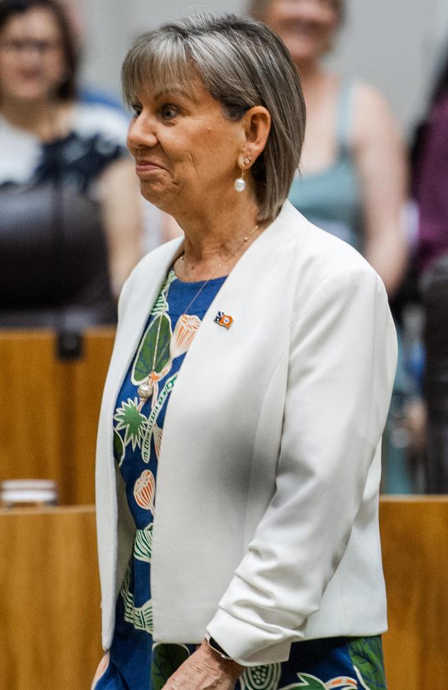 Minister Jo Hersey at the official Opening and First Meeting of the 15th Legislative Assembly of the Northern Territory.' Picture: Pema Tamang Pakhrin