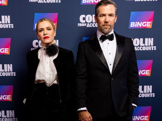 Harriet Dyer and Patrick Brammall at the Binge premiere of Colin From Accounts.