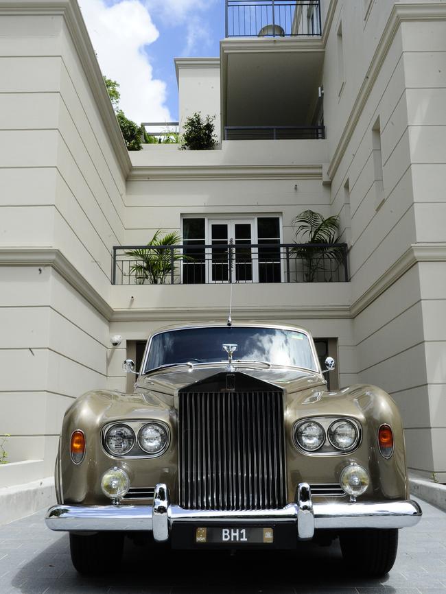 The chauffeured courtesy car at Beresford Hall in Rose Bay.