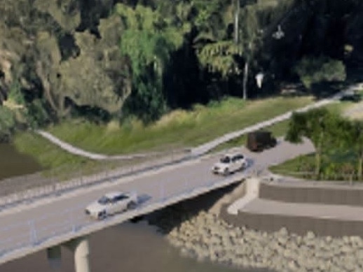 Work underway to repair eroded banks of the Mary River after flooding