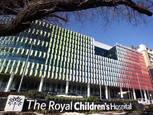 The Royal Children's Hospital is ­demanding that the federal government address the ethical and financial ­dilemma posed by the inequity in how the two boys would be treated. Picture: Fiona Hamilton